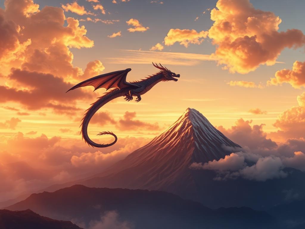 Dragon Over Fuji