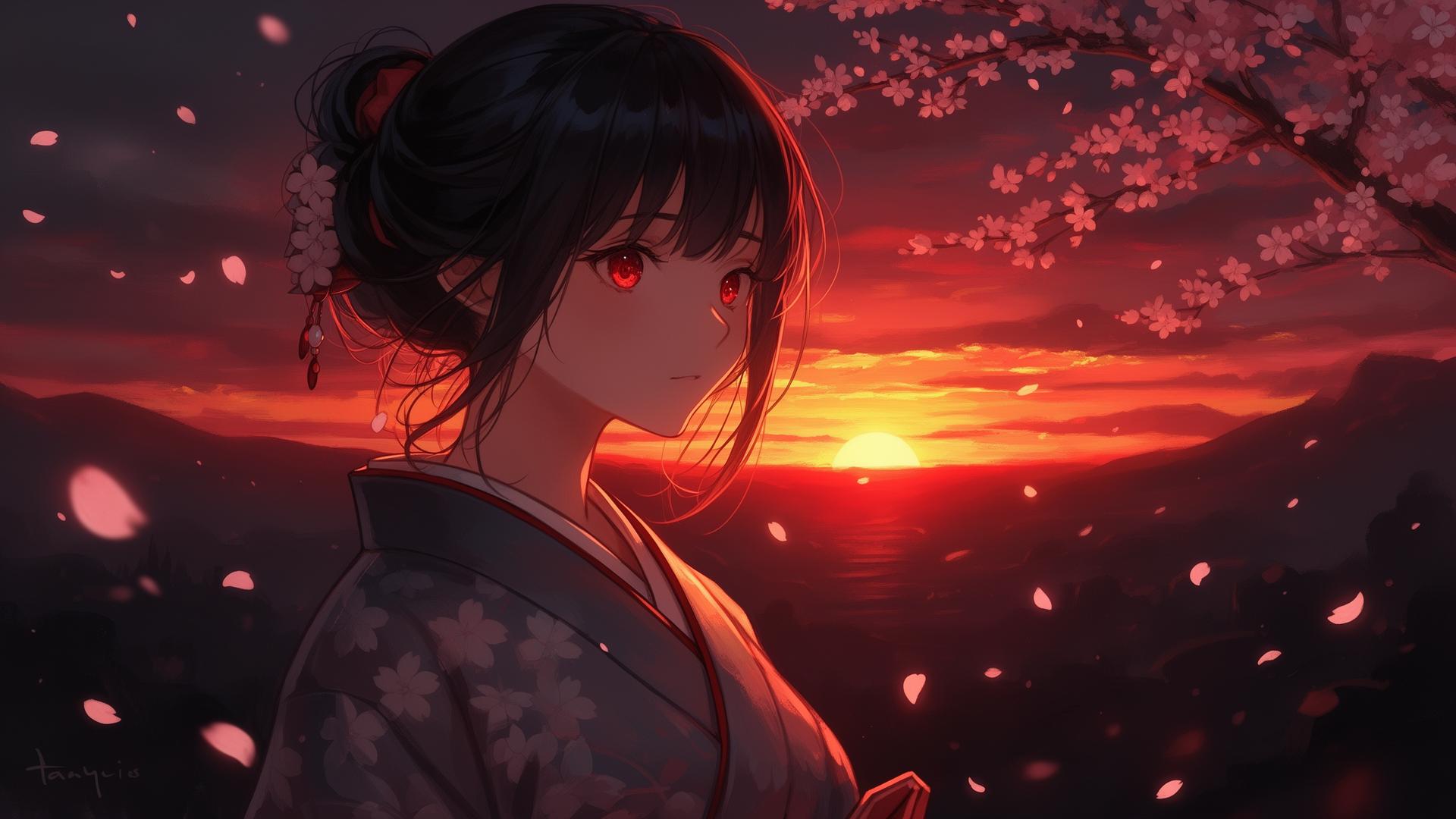 Cinematic anime hero